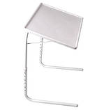 Портативний столик Тейбл мат з регулюванням висоти, підставка під ноутбук, розкладний переносний стіл, фото 3