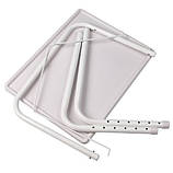 Портативний столик Тейбл мат з регулюванням висоти, підставка під ноутбук, розкладний переносний стіл, фото 5