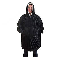 Рукоплед з рукавами, Плед з капюшоном фліс, Світшоти huggle hoodie Худі плед капюшоном YG-13