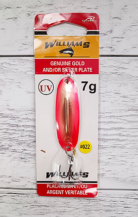 Блешня коливалка Columbia-Williams Wabler W50 7гр 55мм, фото 1