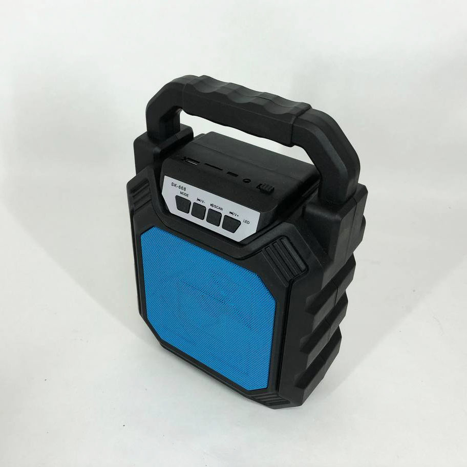 Бездротова портативна Bluetooth колонка YF-668BT. VQ-132 Колір: синій