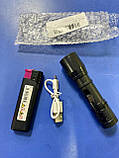 Ліхтарик (пальчик) світлодіодний заряджання від USB, фото 3