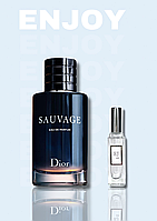 Мініатюра парфумів Dior Sauvage Eau de Parfum 15 мл аналог чоловічих східних фужерних парфумів Діор Сава