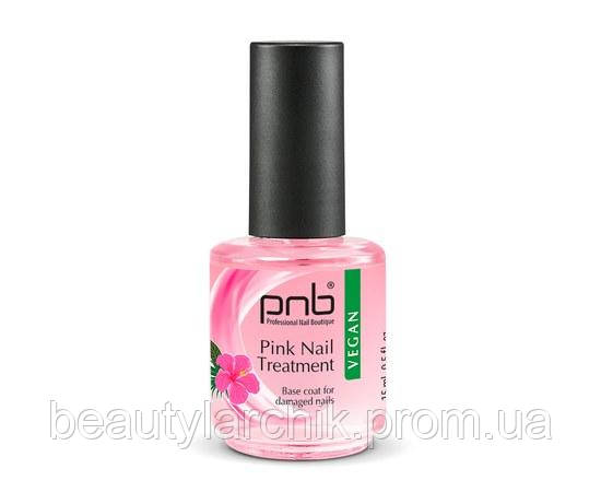 Експрес-рятунок і зміцнювач нігтів Pink Nail Treatment PNB, 15 мл