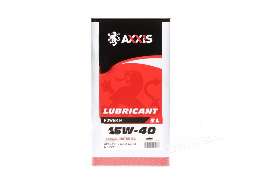 Масло моторн. AXXIS 15W-40 Power M (Канистра 5л) ax-571