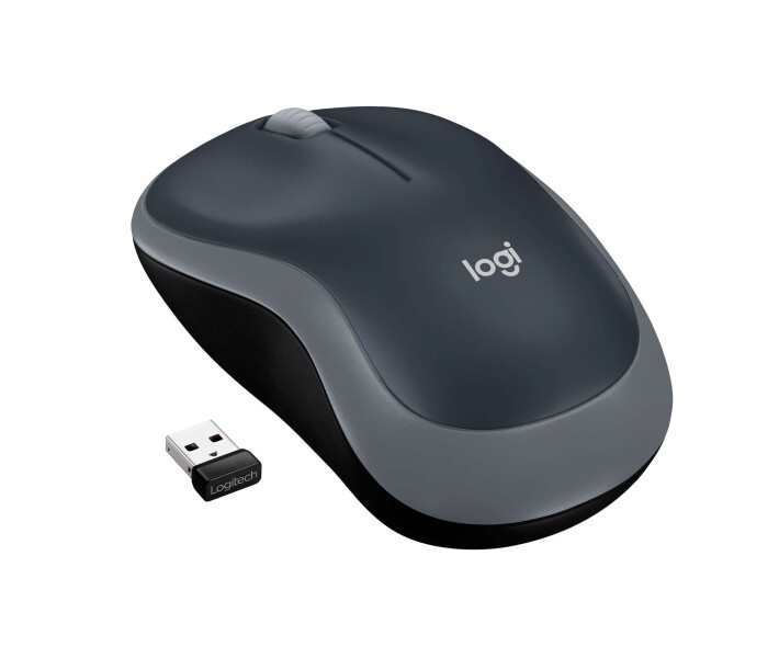 Мишка безпровідна LOGITECH Wireless Mouse M185 Grey, фото 1