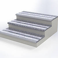 Сходи з Покостовського граніту з двома термосмугами 1000×300×20