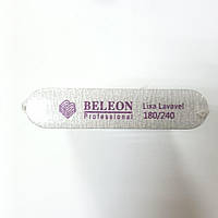 Пилка полировочная для ногтей двухсторонняя 180/240 Beleon
