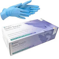 Перчатки SafeTouch H-series Blue нитриловые без пудры размер М 100 шт/уп