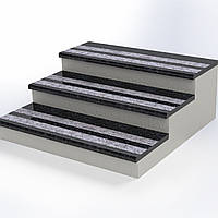 Сходи з лабрадориту з двома термополосами 1000×300×20