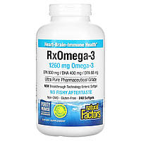 Natural Factors, Rx Omega-3 (240 капс.), омега-3 концентрат 400/200/30