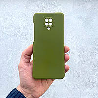 Чехол на Xiaomi Redmi Note 9 Pro Silicone Case зеленый силиконовый / для сяоми редми нот 9 про, ксяоми ноут