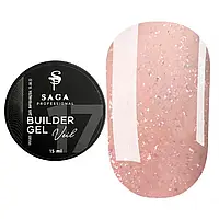 SAGA professional Builder Gel Veil 17, 15 мл