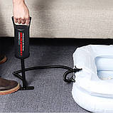 Насос для надувного матраца. Ручний насос для накачування всіх надувних басейну, матраца, човни, м'ячів Intex, фото 9