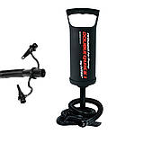 Насос для надувного матраца. Ручний насос для накачування всіх надувних басейну, матраца, човни, м'ячів Intex, фото 7