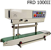 Роликовый запайщик FRD-1000II с датером цветным/тиснением Шов 10мм Вертикальный конвеерный запайщик