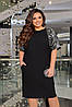 Сукня БАТАЛ міді чорне, фото 7