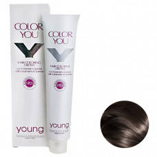 Крем-фарба для фарбування волосся Young Color You Y-PLX 5.91 Castano Chiaro Ice