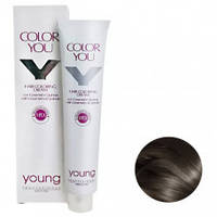 Крем-краска для окрашивания волос Young Color You Y-PLX 6.11 Biondo Scuro Cenere Intenso