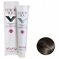 Крем-фарба для фарбування волосся Young Color You Y-PLX 6.11 Biondo Scuro Cenere Intenso