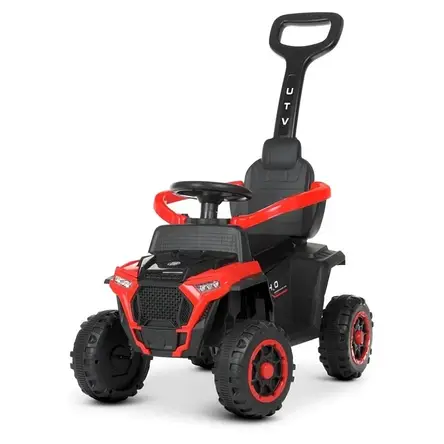 Каталка толокар 2в1 Bambi M 4802-3 (MP3, музика, світлові ефекти, батьківська ручка, сидіння пластик), фото 1