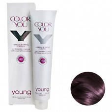 Крем-фарба для фарбування волосся Young Color You Y-PLX 5.2 Castano Chiaro Irisee