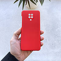 Чехол на Xiaomi Redmi Note 9 Pro Silicone Case красный силиконовый / для сяоми редми нот 9 про, ксяоми ноут