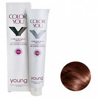 Крем-краска для окрашивания волос Young Color You Y-PLX 6.4 Biondo Scuro Rame