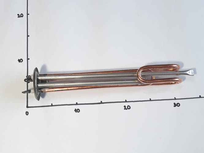 ТЭН для бойлера Garanterm (Гарантерм) 2000w (1300+700) на фланце Ø62 с ...