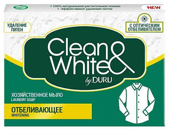 Мило господарське Clean&White by DURU Відбілююче 500 гр 8690506400828