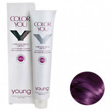 Крем-фарба для фарбування волосся Young Color You Y-PLX 6.22 Malva Intensa