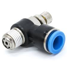 Кран гвинтовий, Pneumatic 6 мм / G1/8, (під шланг високого тиску).