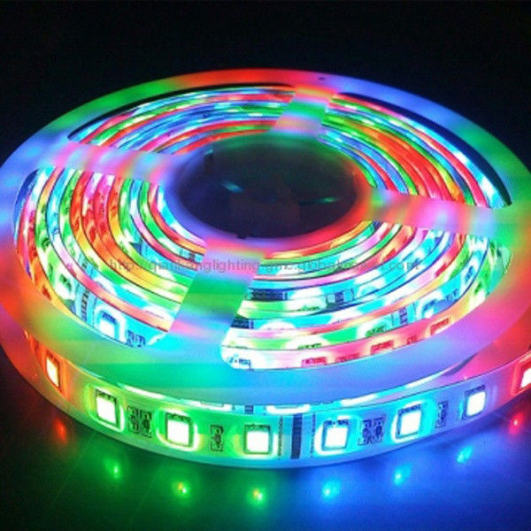 Світлодіодна Led-стрічка SMD 5050 на 30 діодів в 1 метрі, 7,2 Вт/1 м, RGB колір, не герметична