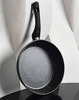 Сковорода глибока Fissman Fiore Ø26см mebelime з антипригарним покриттям, чорний, фото 6