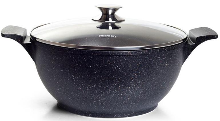 Каструля Fissman Grande 7.7л mebelime з антипригарним покриттям TouchStoneForte, фото 1
