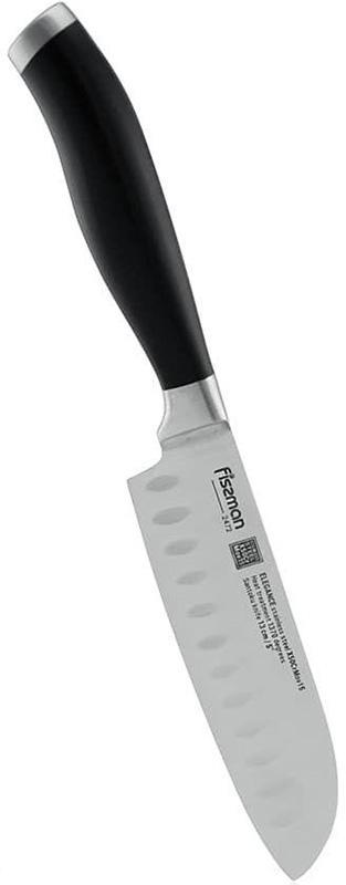 Ніж сантоку Fissman Elegance 13см mebelime з високолегованої нержавіючої сталі, фото 1