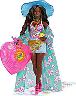 Кукла Барби Экстра Путешествие Отдых на пляже Barbie Extra Fly Beach-Themed Travel Fashion Doll HPB14