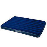 Матрац надувний пляжний, Надувні матраци для плавання, полуторний Intex, 152х203, пляжні надувні матраци, фото 2
