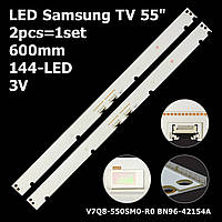 LED подсветка Samsung TV 55" CY-XM055GLAV1H QE55Q8 QN55Q7 QN55Q8CAMFXZA QN55Q7CDM QN55Q7FDMFXZA 1шт.