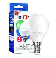 Світлодіодна лампа *Biom* G45 4W E27, E14 4500K