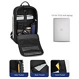 Міський рюкзак Ozuko 9282 з кодовим замком (Чорний), фото 4