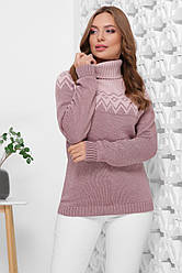 Теплий светр під горло жіночий 169