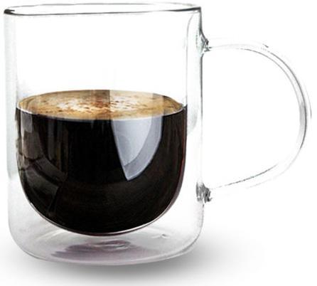 Кружка Classic 300мл mebelime mebelime з подвійними стінками, скляна термокружка, фото 1