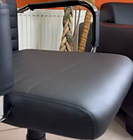 Офісне крісло Балі-люкс Richman хром чорне м'яке сидіння, фото 3