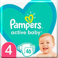 Подгузники Pampers Active Baby 4 (9-14 кг), 46 шт.