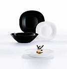 Сервіз столовий Luminarc Carine White&Black 19 предметів (1491N)