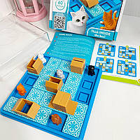 Настільна логічна гра — головоломка "Кішки в коробках" Smart Games SG 450