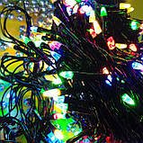 Гірлянда світлодіодна новорічна кольорова 200 LED 10 м <unk> Гірлянда електрична<unk> Новорічна гірлянда, фото 4
