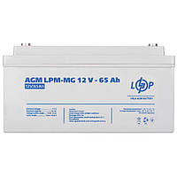 Аккумулятор мультигелевый AGM LPM-MG 12V - 65 Ah LogicPower 3872