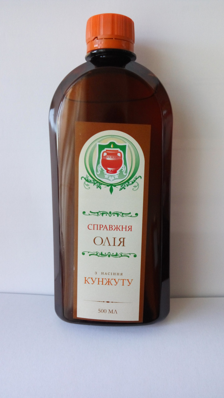 Олія з насіння кунжуту 100% 500 мл, фото 1
